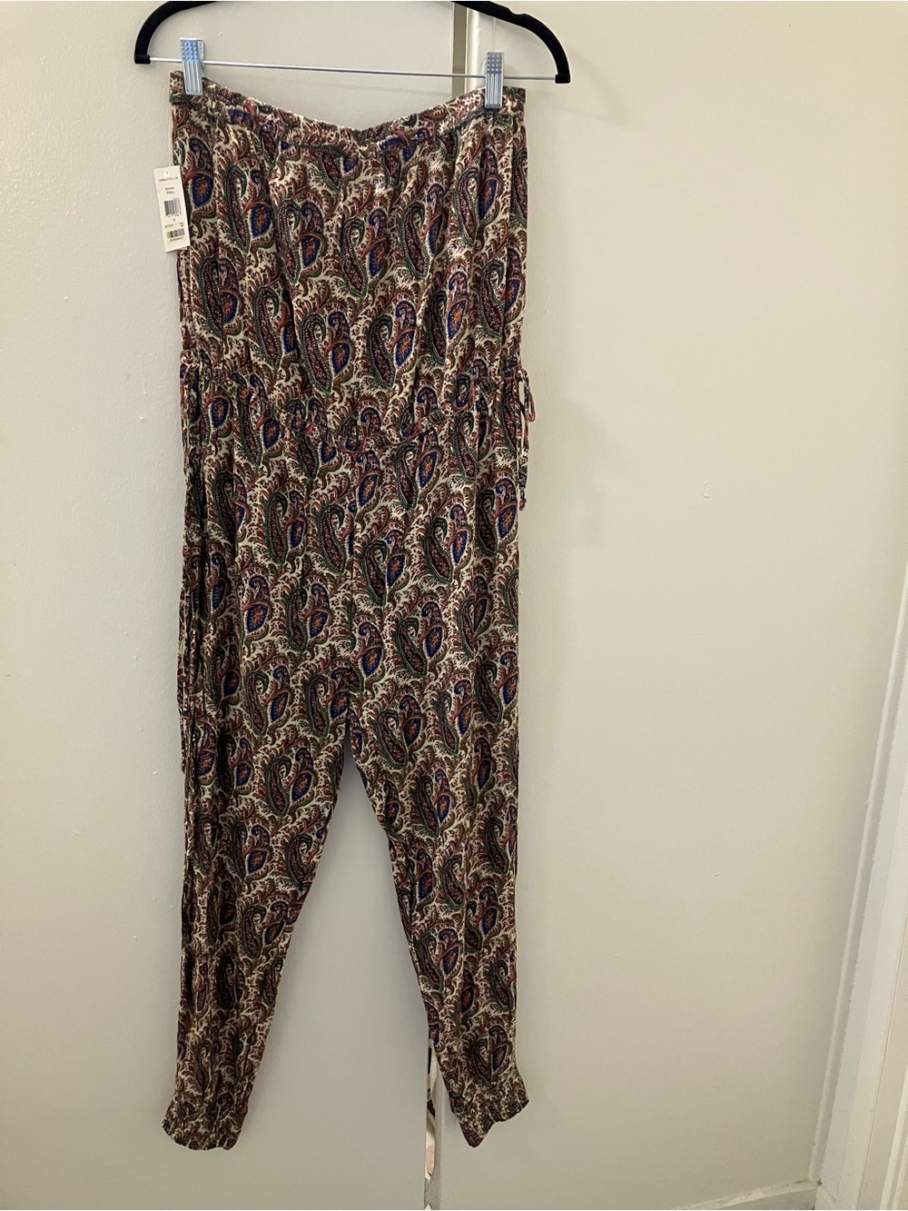NEW Ralph Lauren Denim & Supply Vintage Paisley Strapless Jumpsuit Sz M NWT.